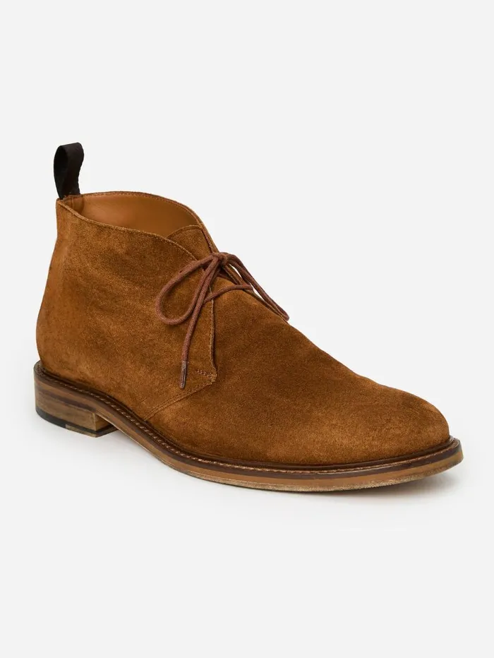 JMcLaughlin Baltis Suede Chukka Boot Cognac Men Boots