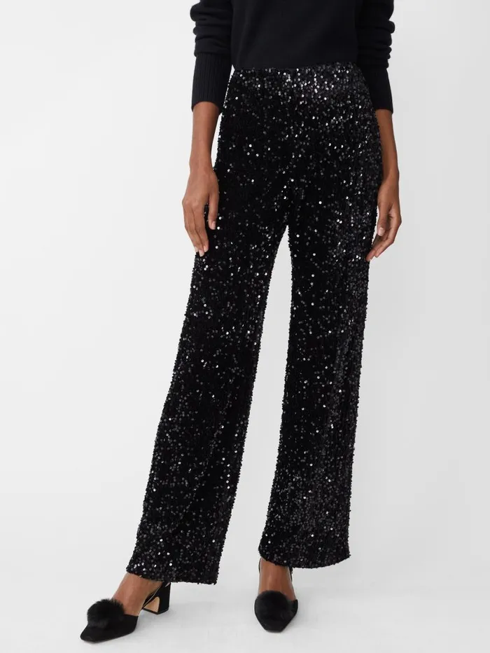 JMcLaughlin Carter Sequin Pants Black Women Suits and Sets JMcLaughlin Carter Sequin Pants Black Women Suits and Sets