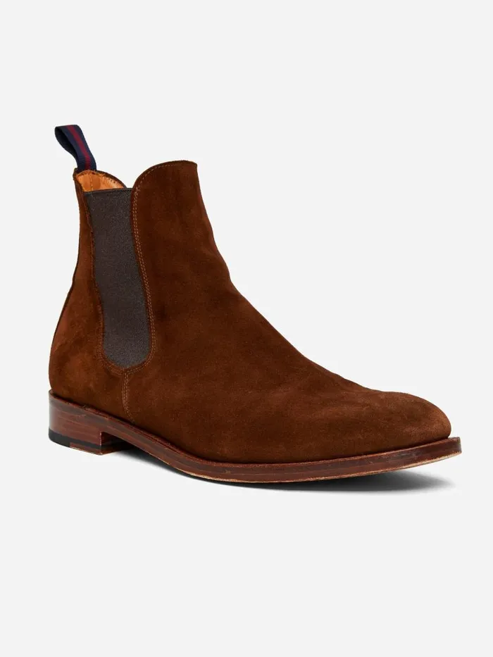 JMcLaughlin Crenshaw Suede Chelsea Boots Polo Men Boots