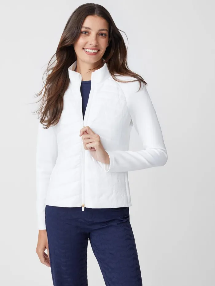 JMcLaughlin Grayer Jacket White Women Jackets and Outerwear