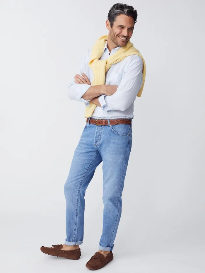 JMcLaughlin Hyland Jeans Sun Faded Denim Men Pants JMcLaughlin Hyland Jeans Sun Faded Denim Men Pants