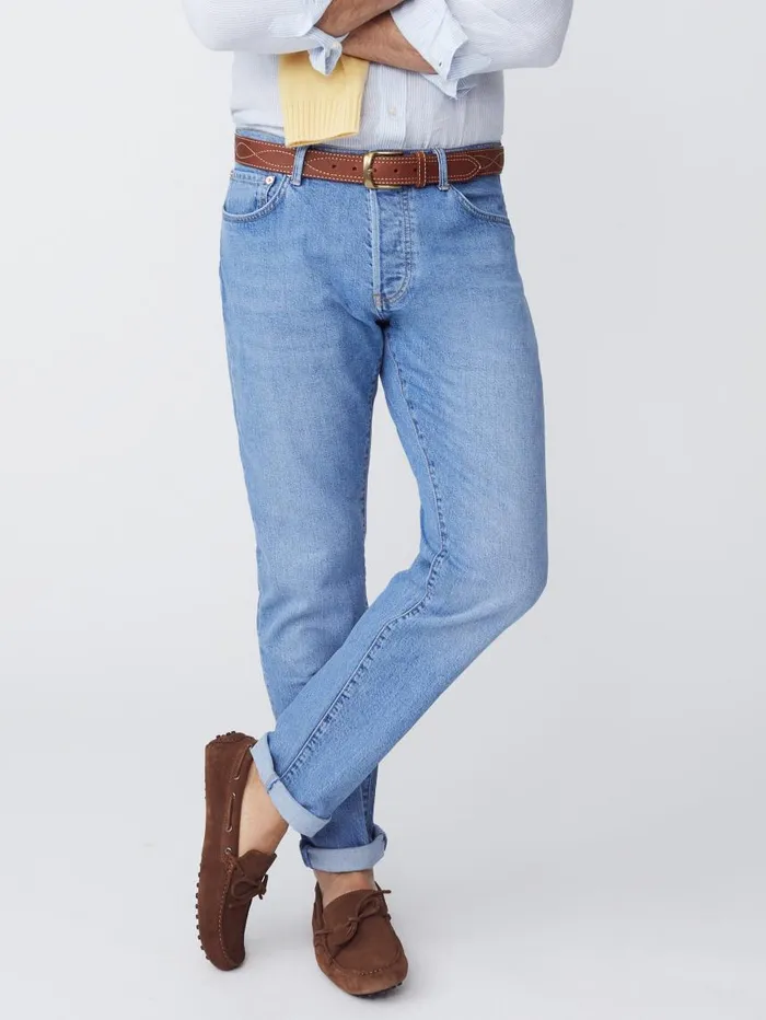 JMcLaughlin Hyland Jeans Sun Faded Denim Men Pants JMcLaughlin Hyland Jeans Sun Faded Denim Men Pants