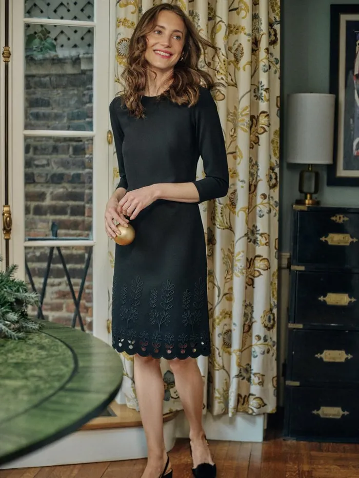 JMcLaughlin Indira Dress Black Women Dresses