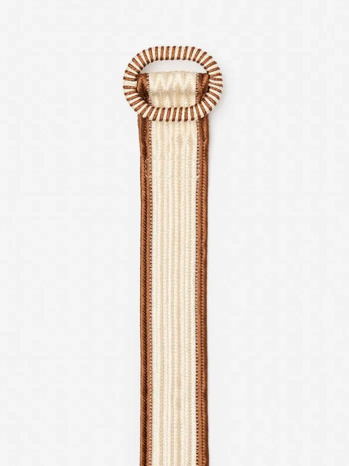 JMcLaughlin Ojai Belt Creambrown Women Belts JMcLaughlin Ojai Belt Creambrown Women Belts