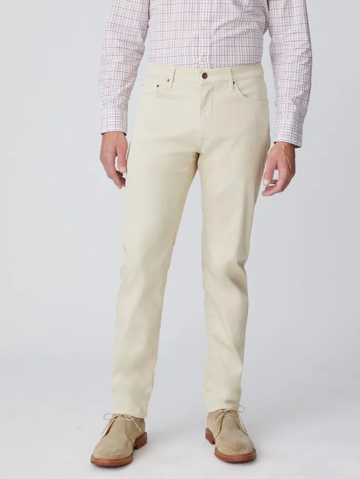 JMcLaughlin Parker 5Pocket Straight Pants Sand Men Pants