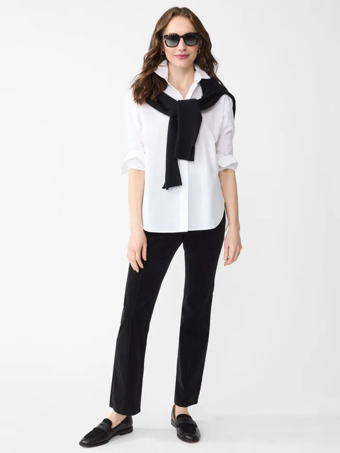 JMcLaughlin Rylie Velvet Jeans Black Women Pants