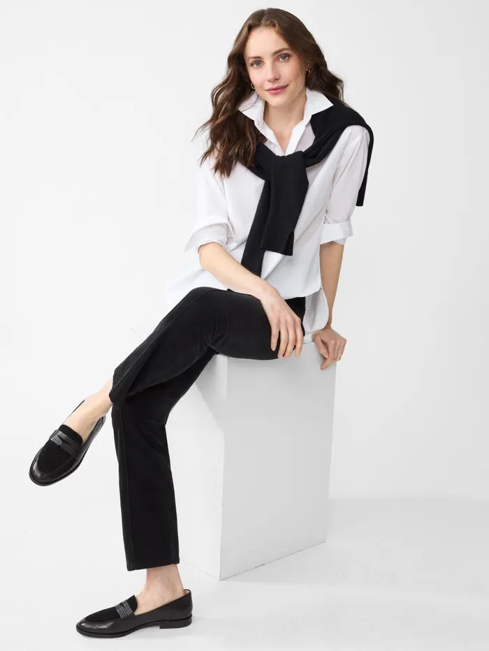 JMcLaughlin Rylie Velvet Jeans Black Women Pants JMcLaughlin Rylie Velvet Jeans Black Women Pants