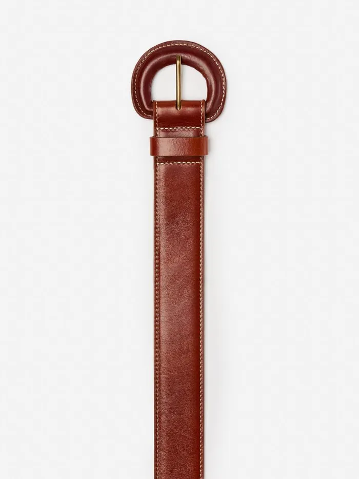 JMcLaughlin Sedona Leather Belt Dark Vachetta Women Belts JMcLaughlin Sedona Leather Belt Dark Vachetta Women Belts