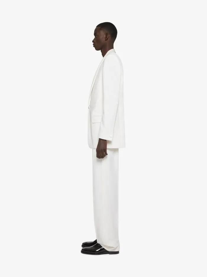 Jacket In Wool And Mohair With Satin Details White Men Givenchy Coats and Jackets
