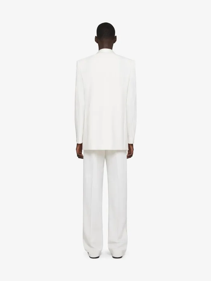 Jacket In Wool And Mohair With Satin Details White Men Givenchy Coats and Jackets