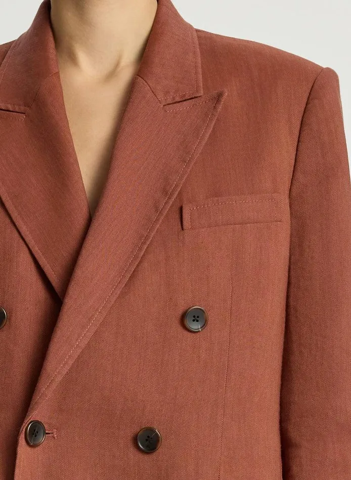 Jackets and Coats Women ALC Declan Linen Jacket Sequoia Jackets and Coats Women ALC Declan Linen Jacket Sequoia