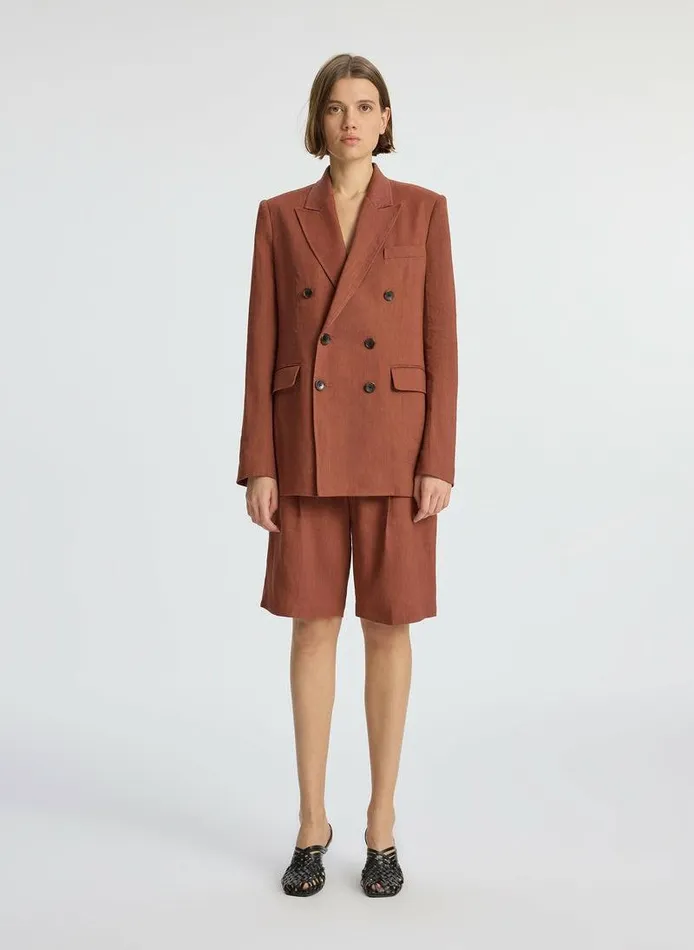 Jackets and Coats Women ALC Declan Linen Jacket Sequoia Jackets and Coats Women ALC Declan Linen Jacket Sequoia