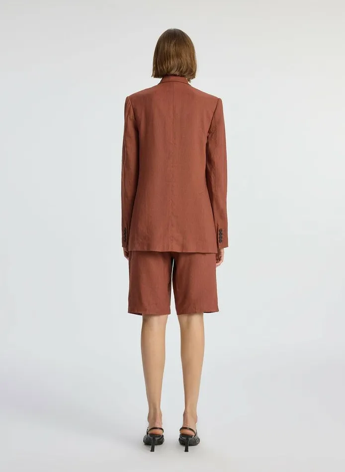 Jackets and Coats Women ALC Declan Linen Jacket Sequoia Jackets and Coats Women ALC Declan Linen Jacket Sequoia