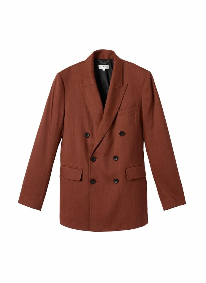 Jackets and Coats Women ALC Declan Linen Jacket Sequoia Jackets and Coats Women ALC Declan Linen Jacket Sequoia