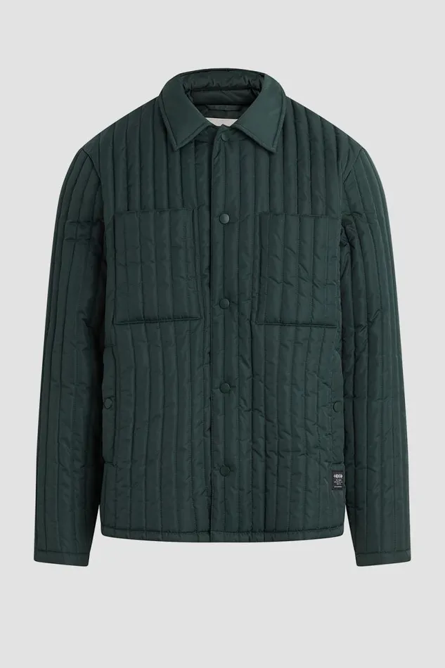 Jackets and Outerwear Men Hudson Jeans Quilted Jacket Green Jackets and Outerwear Men Hudson Jeans Quilted Jacket Green