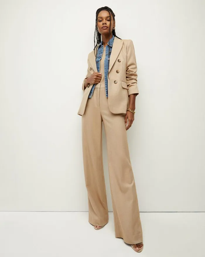 Jackets and Outerwear ShopJackets Veronica Beard Beacon Dickey Jacket Dark Camellight Camel