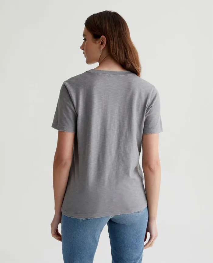 Jagger Crew 5 Years Ink Stone Women AG Jeans Tees and Tanks Jagger Crew 5 Years Ink Stone Women AG Jeans Tees and Tanks