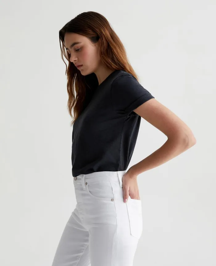 Jagger Crew 5 Years True Black Women AG Jeans Tees and Tanks Jagger Crew 5 Years True Black Women AG Jeans Tees and Tanks
