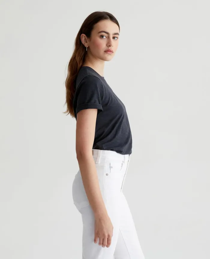 Jagger Crew 5 Years True Black Women AG Jeans Tees and Tanks Jagger Crew 5 Years True Black Women AG Jeans Tees and Tanks