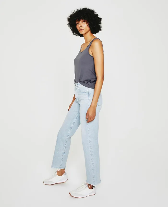 Jagger Tank Slate Sky Women AG Jeans Tees and Tanks Jagger Tank Slate Sky Women AG Jeans Tees and Tanks