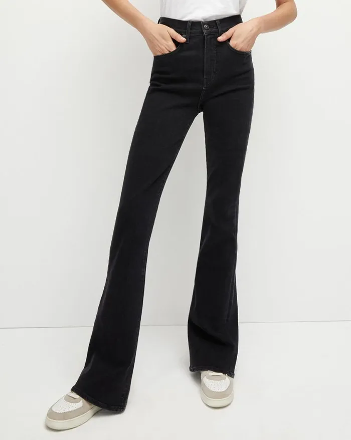 Jeans Shop Veronica Beard Beverly SkinnyFlare Jean Washed Onyx