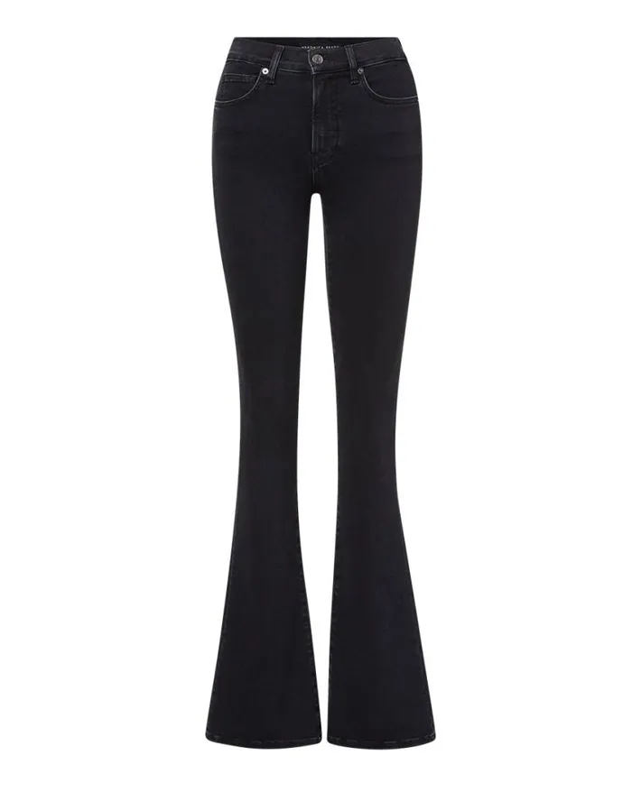 Jeans Shop Veronica Beard Beverly SkinnyFlare Jean Washed Onyx