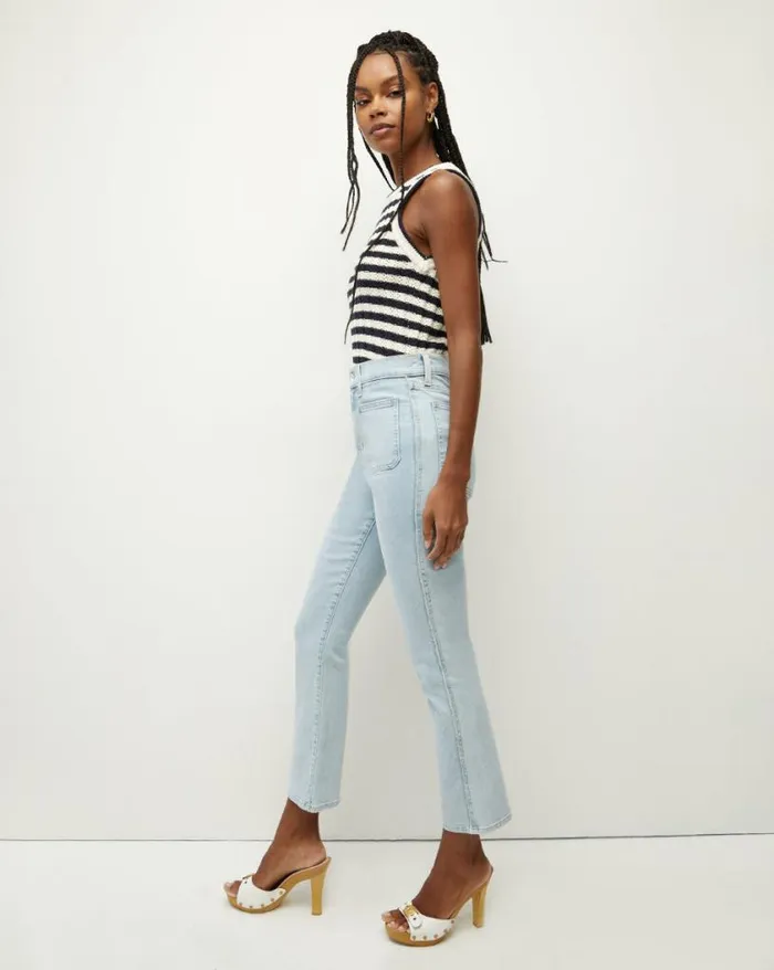 Jeans Shop Veronica Beard Carly KickFlare Jean Patch Pockets Get Reel