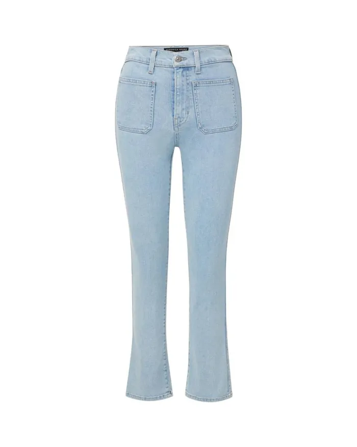 Jeans Shop Veronica Beard Carly KickFlare Jean Patch Pockets Get Reel