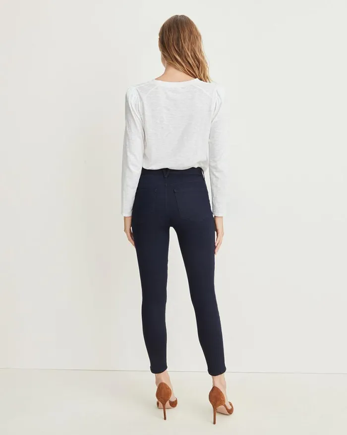 Jeans Shop Veronica Beard Debbie Skinny Jean AnkleCrop Indigo