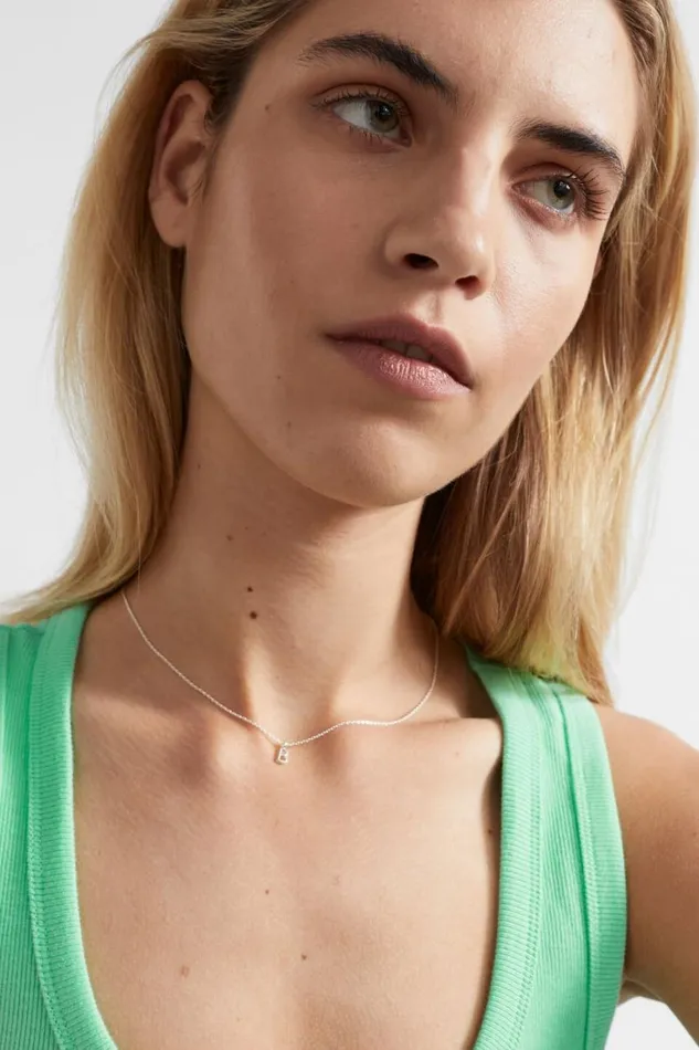 Jewellery Woman Seed Heritage Silver Initial Necklace F