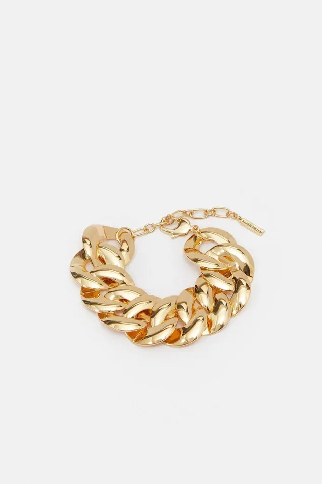 Jewellery Women Karen Millen Chunky Chain Bracelet Gold