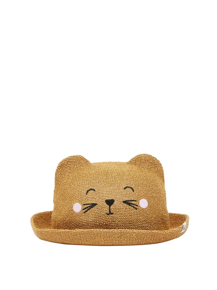 Joules Accessories Brown Character Hat 8211 Girls