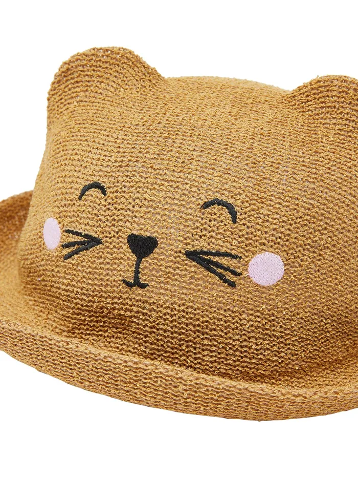Joules Accessories Brown Character Hat 8211 Girls