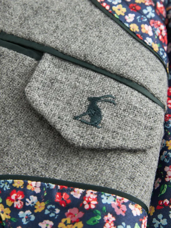 Joules Coats and Jackets Grey Donegal Wool Suit Jacket 8211 Men
