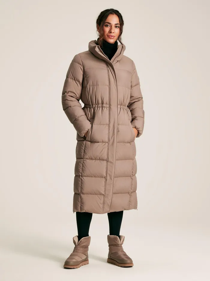 Joules Coats and Jackets Natural Showerproof Down Feather Long Puffer Coat 8211 Women Joules Coats and Jackets Natural Showerproof Down Feather Long Puffer Coat 8211 Women