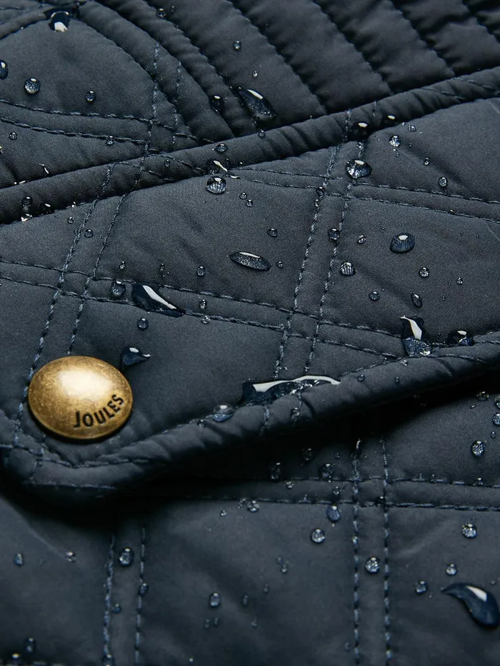 Joules Coats and Jackets Navy Showerproof Diamond Quilted Gilet 8211 Women