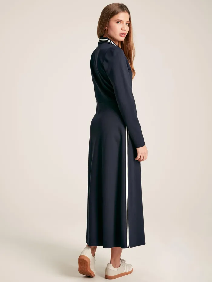 Joules Dresses Navy Button Down Ponte Jersey Dress 8211 Women