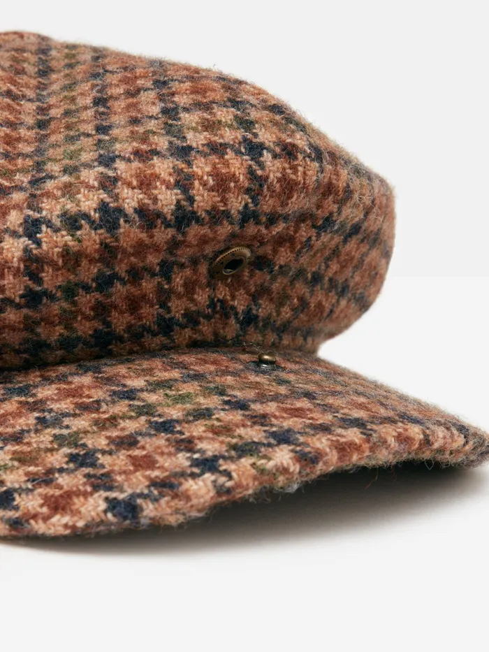 Joules Hats Brown Tweed Baker Boy Hat 8211 Women