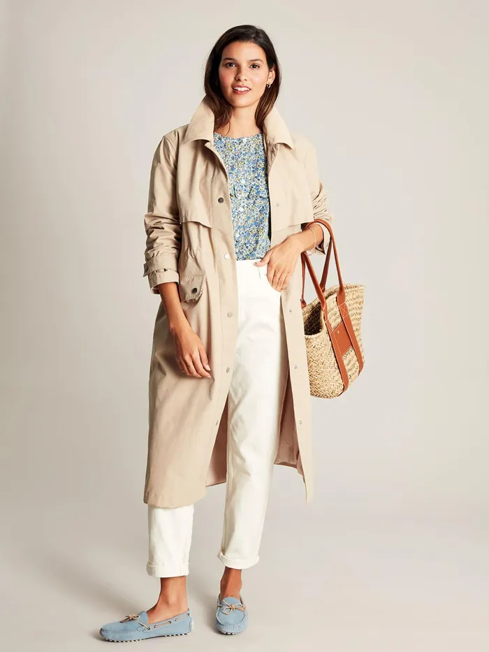 Joules Shirts and Blouses Blue Ditsy Blouse With Frilled Bib 8211 Women