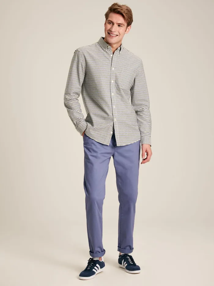 Joules Shirts BlueGreen Cotton Check Shirt 8211 Men