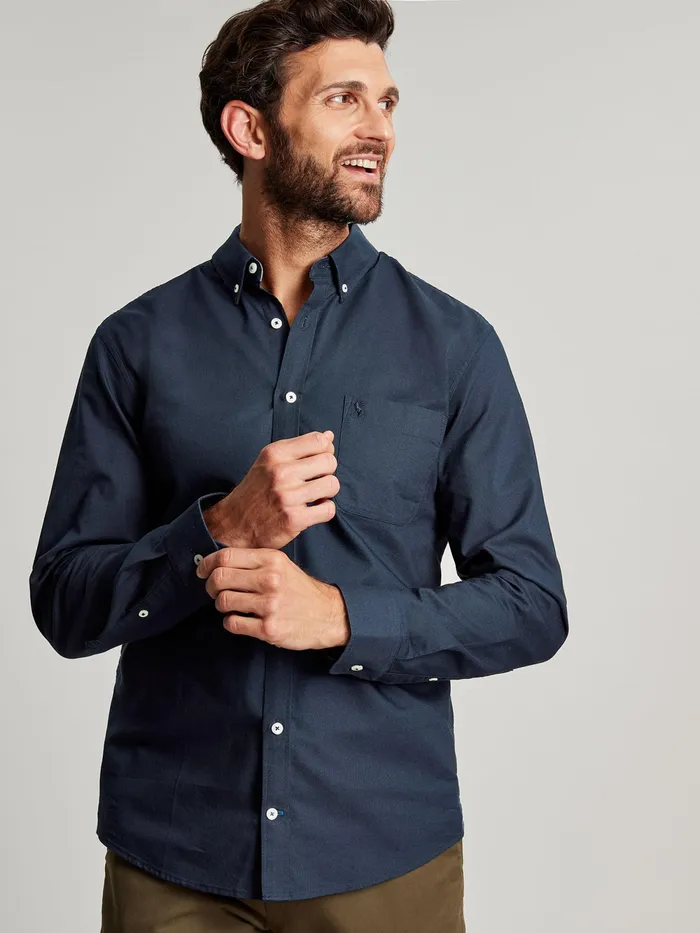 Joules Shirts Navy Long Sleeve Shirt 8211 Men