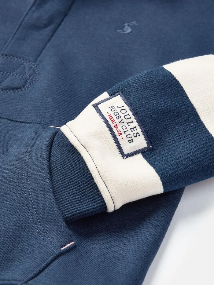 Joules Sweatshirts and Hoodies CreamNavy Rugby Sweatshirt 8211 Girls