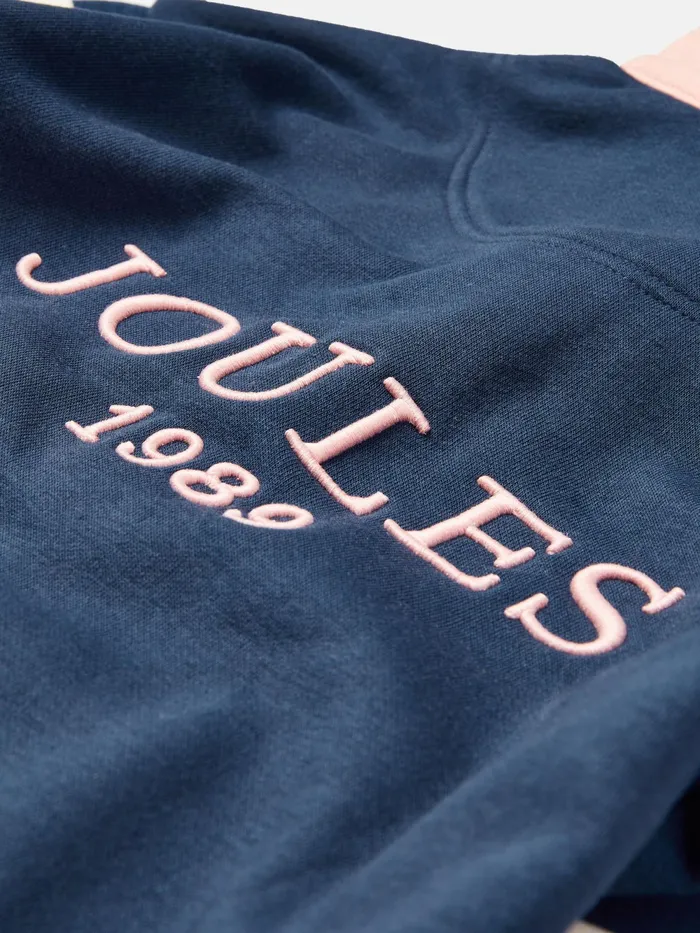 Joules Sweatshirts and Hoodies CreamNavy Rugby Sweatshirt 8211 Girls