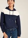 Joules Sweatshirts and Hoodies Navy Embroidered Hoodie 8211 Women