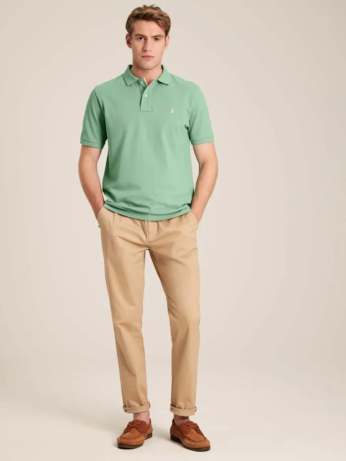 Joules Tops and Tshirts Green Cotton Polo Shirt 8211 Men