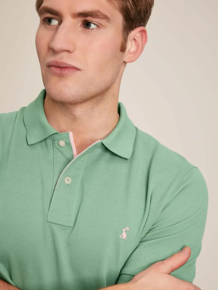Joules Tops and Tshirts Green Cotton Polo Shirt 8211 Men