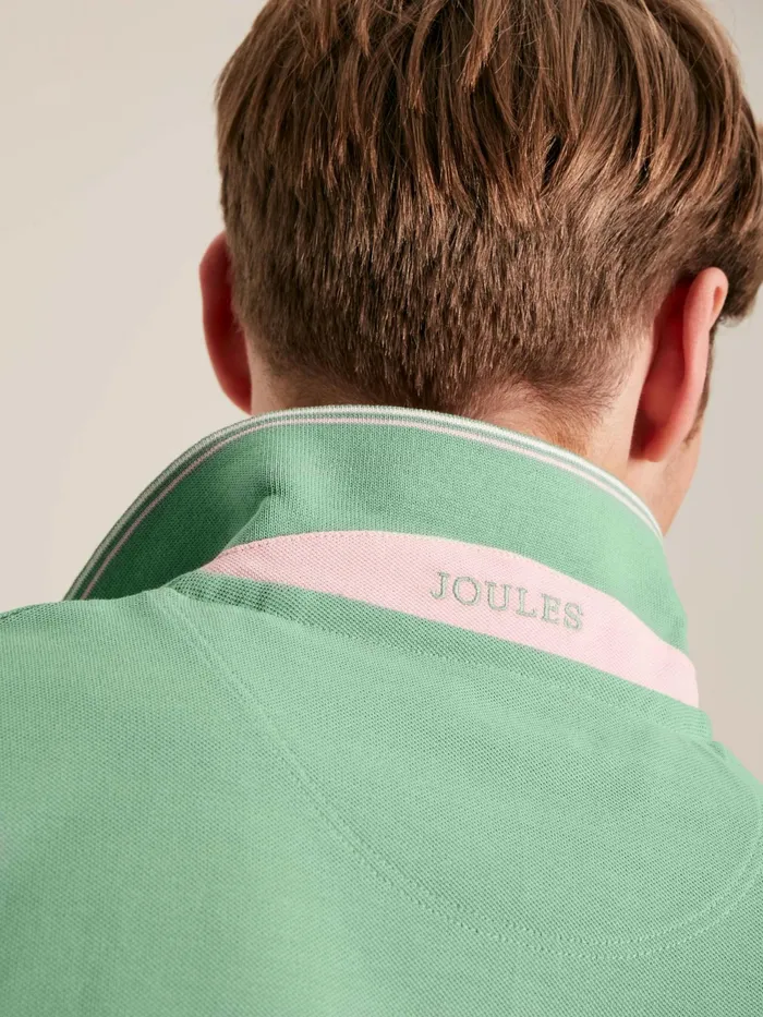 Joules Tops and Tshirts Green Cotton Polo Shirt 8211 Men