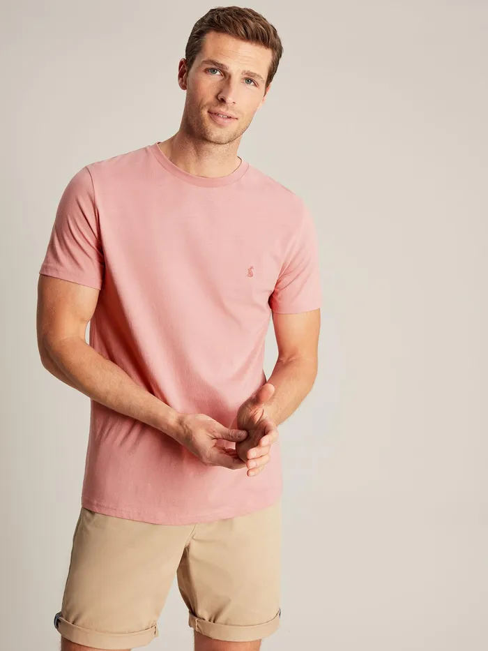 Joules Tops and Tshirts Pink Jersey TShirt 8211 Men
