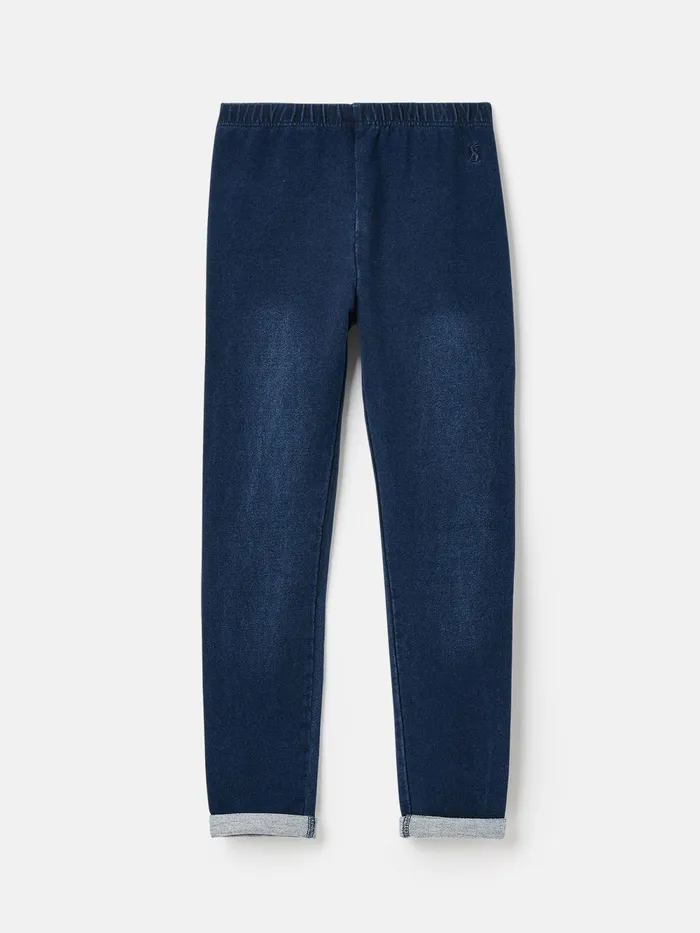 Joules Trousers and Leggings Dark Blue Denim Leggings 8211 Girls