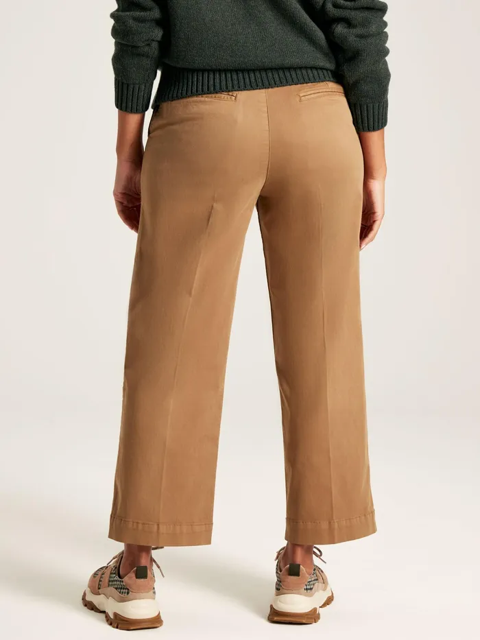 Joules Trousers and Leggings Tan Brown Straight Leg Chinos 8211 Women